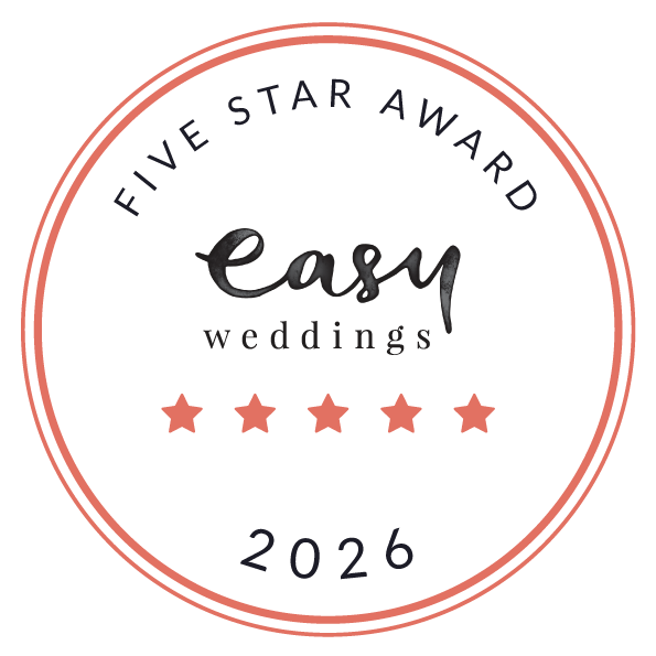 Easy Weddings Five Star Award Winner 2026