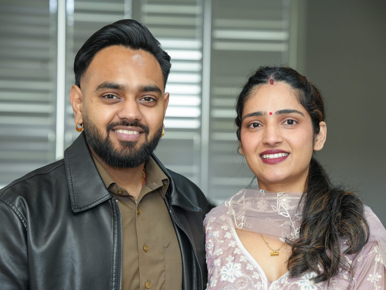 A Punjabi bride and groom photographed at their Sydney wedding